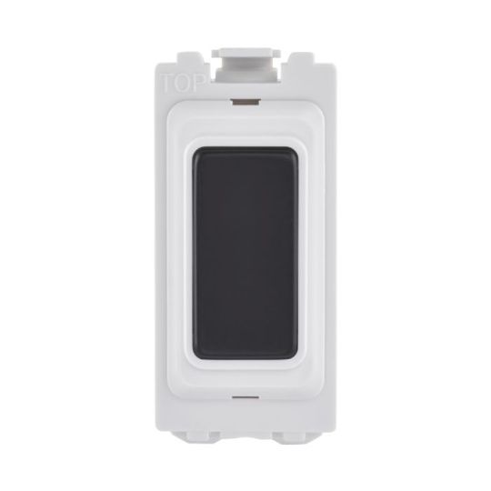 Saxby Grid Blanking Grid Module - Matt Black in Matt Black
