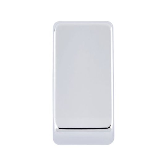 Saxby Grid Rocker Plain - Polished Chrome in Chrome Effect Plate