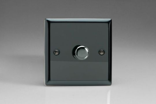 VARILIGHT Lighting - 1 GANG (SINGLE), 1 OR 2 WAY 400 WATT DIMMER IRIDIUM BLACK - HI3