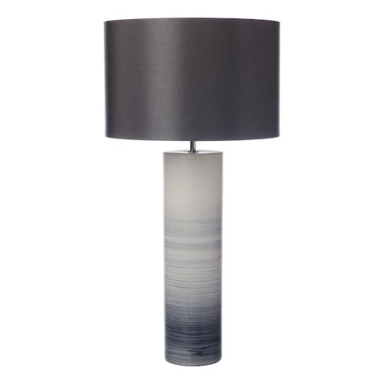 Dar Nazare Table Lamp Black/White Ceramic Base Only