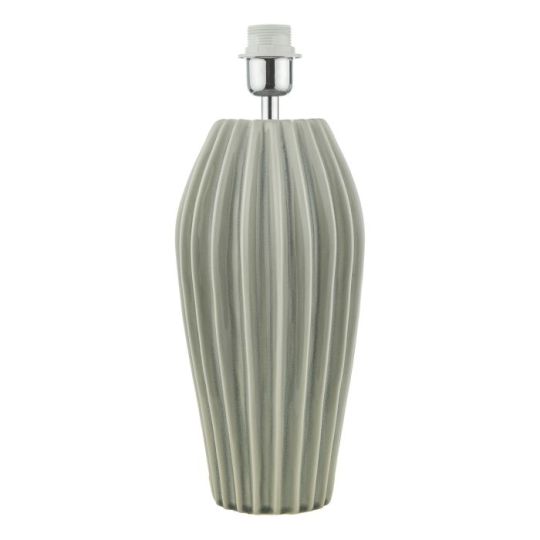 Dar Rosario Table Lamp Grey Crackle Glaze Base Only