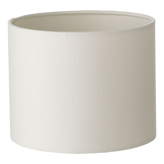 Dar Ferrara Ivory Cotton Drum Shade 15cm