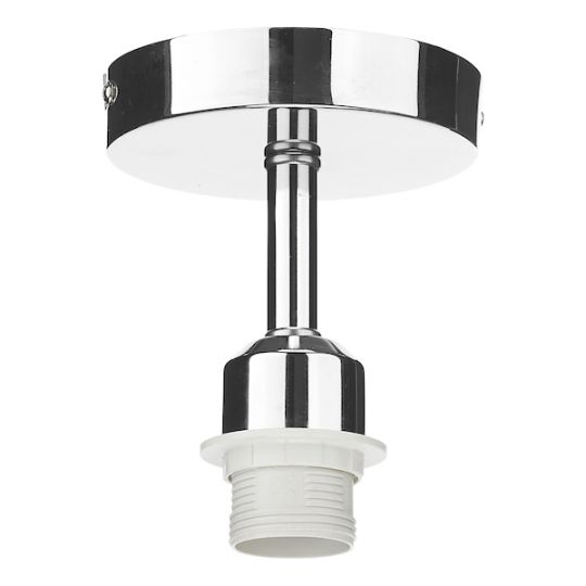 Dar SF0150 1 Light Semi Flush Suspension Polished Chrome Bracket Only