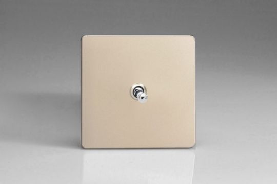 Varilight Satin 1-Gang 10A Intermediate Toggle Switch