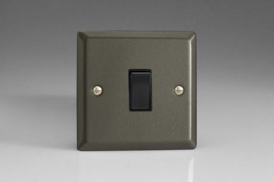 VARILIGHT Lighting - 1 GANG (SINGLE), 1 OR 2 WAY 10 AMP SWITCH GRAPHITE 21 - XP1B