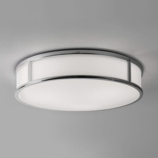 Astro Mashiko 400 Round Bathroom Ceiling Light in Polished Chrome