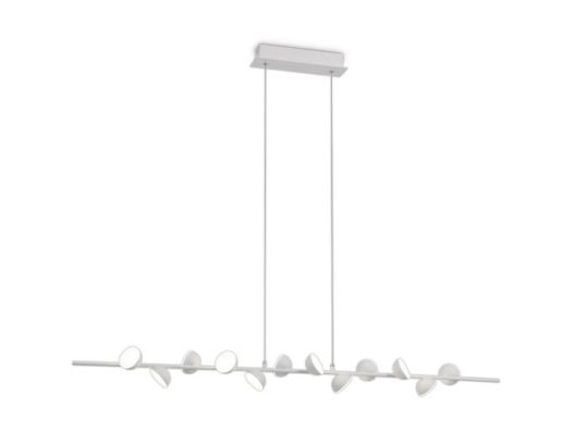 Mantra Adn 12 Light Linear Pendant 100cm 36W LED 3000K 1980lm White 3yrs Warranty