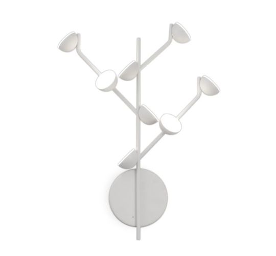 Mantra Adn 8 Light Wall Lamp 24W LED 3000K 1320lm White 3yrs Warranty
