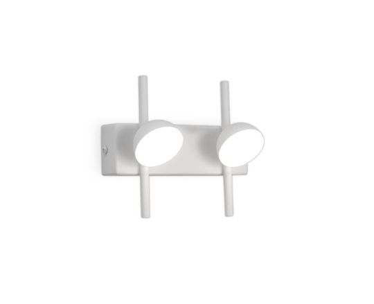 Mantra Adn 2 Light Wall Lamp 6W LED 3000K 330lm White 3yrs Warranty