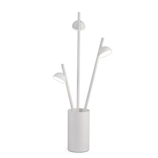 Mantra Adn 3 Light Table Lamp 52cm 9W LED 3000K 495lm White 3yrs Warranty