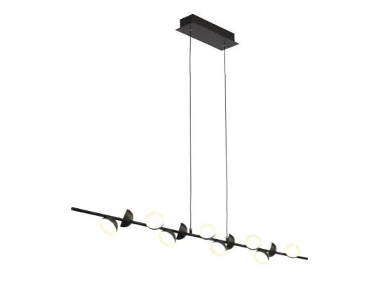 Mantra Adn 12 Light Linear Pendant 100cm 36W LED 3000K 2150lm Black 3yrs Warranty