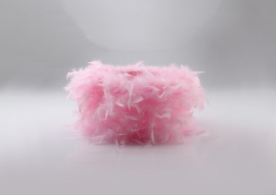Diyas ILS10633 Arqus Feather Shade Pink 250mm x 180mm