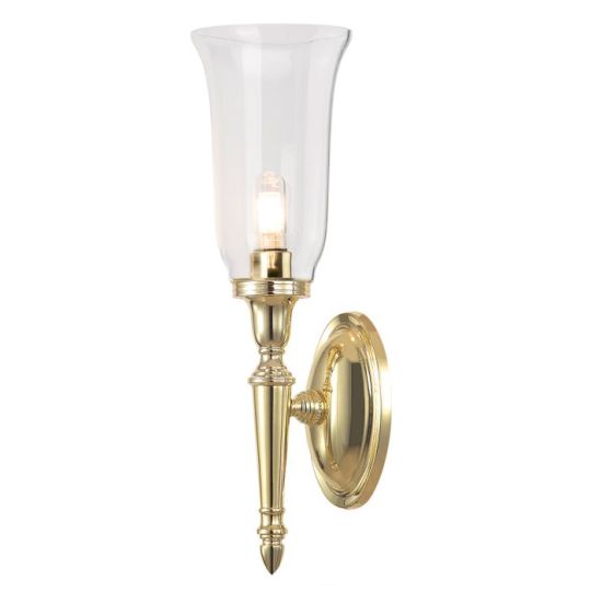Elstead Lighting Dryden 1 Light Wall Light - Polished Brass