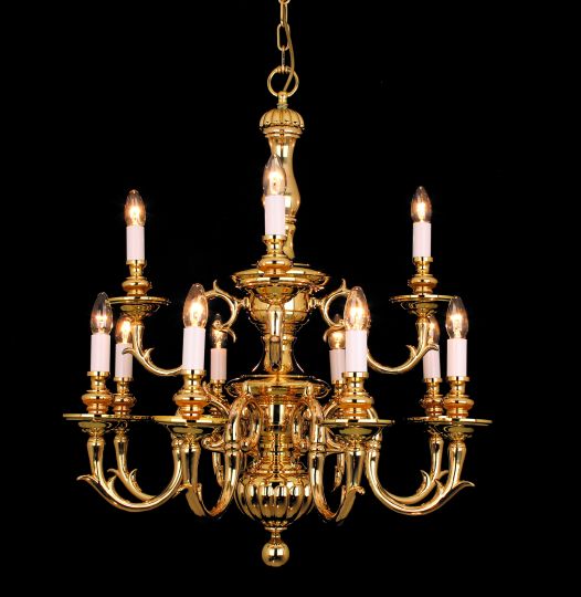 Impex Lighting - SOLID BRASS CHAND (200/8+4)