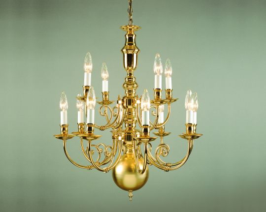 Impex Lighting - SOLID BRASS 8+4LT (700/8+4)