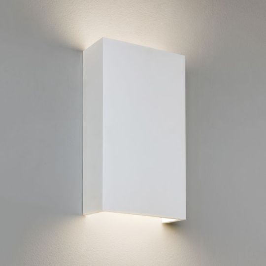 Astro Rio 190 LED Phase Dimmable Indoor Wall Light in Plaster