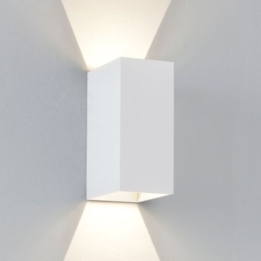 Astro Oslo 160 LED Outdoor Wall Light in Textured White