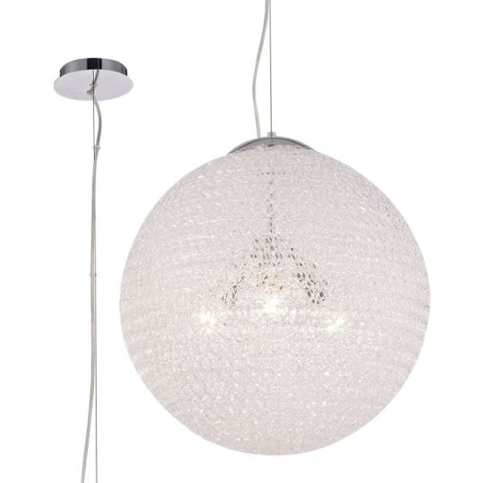 Mantra Bola Pendant 50cm Round 3 x E27 Chrome
