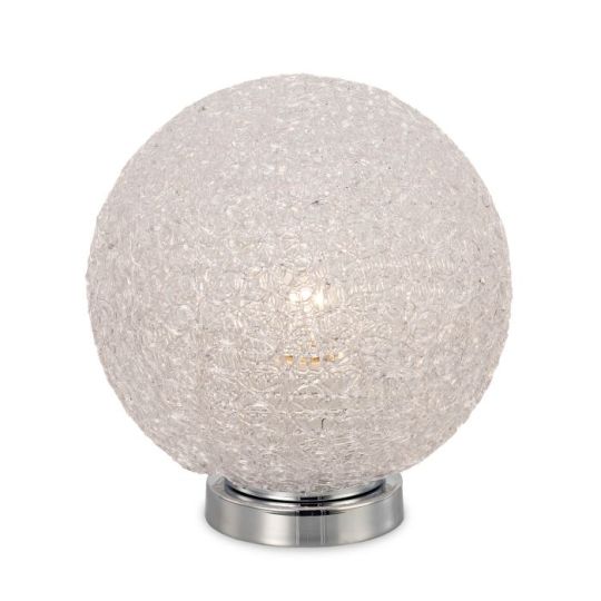Mantra Bola Table Lamp 20cm Round 1 x E27 Chrome