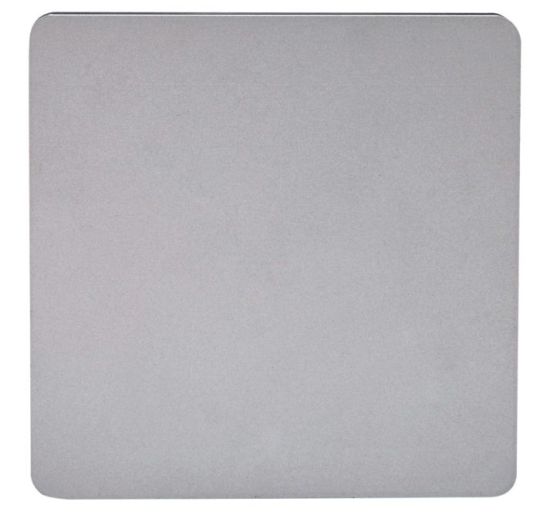 Mantra Bora Bora Wall Light 18cm Square 12W LED 3000K 1080lm Silver Paint 3yrs Warranty