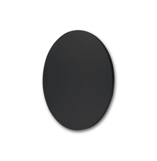 Mantra Bora Bora Wall Light 18cm Round 12W LED 2700K 1080lm Matt Black 3yrs Warranty