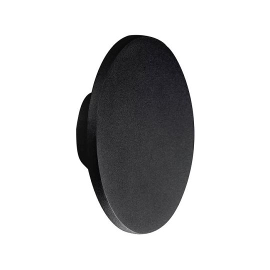 Mantra Bora Bora Wall Light 27cm Round 16W LED 2700K 1350lm Matt Black 3yrs Warranty