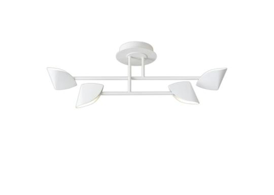 Mantra Capuccina Small 4 Light Semi Flush 30W LED 3000K 2100lm White 3yrs Warranty