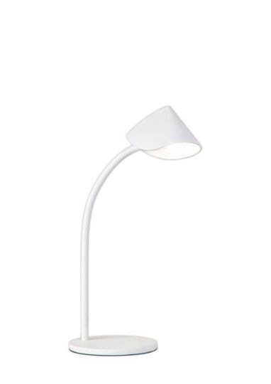 Mantra Capuccina Small 1 Light Table Lamp 8.5W LED 3000K 610lm White 3yrs Warranty