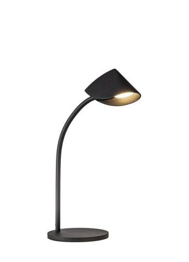 Mantra Capuccina Small 1 Light Table Lamp 8.5W LED 3000K 610lm Black 3yrs Warranty