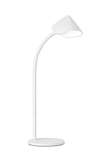 Mantra Capuccina Large 1 Light Table Lamp 8.5W LED 3000K 610lm White 3yrs Warranty