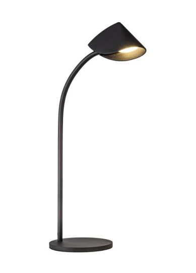 Mantra Capuccina Large 1 Light Table Lamp 8.5W LED 3000K 610lm Black 3yrs Warranty
