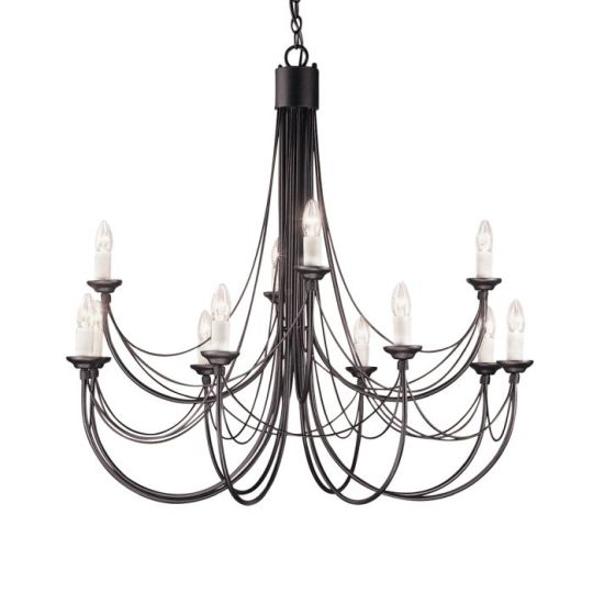 Elstead Lighting Carisbrooke 12 Light Chandelier