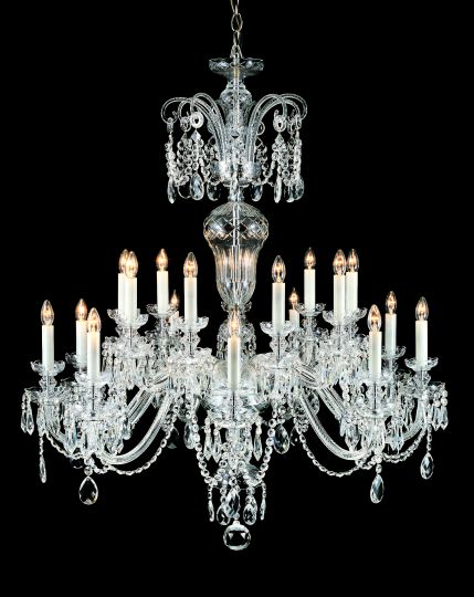 Impex CB125097/18 Prague  Series Decorative 18 Light Chrome Ceiling Light