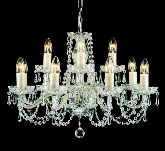 Impex Lighting - CZ LEAD CRYSTAL 8+4