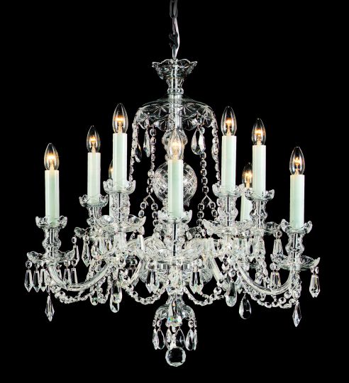 Impex Lighting - BOHEMN LEAD CRYS 5+5LT CHAND