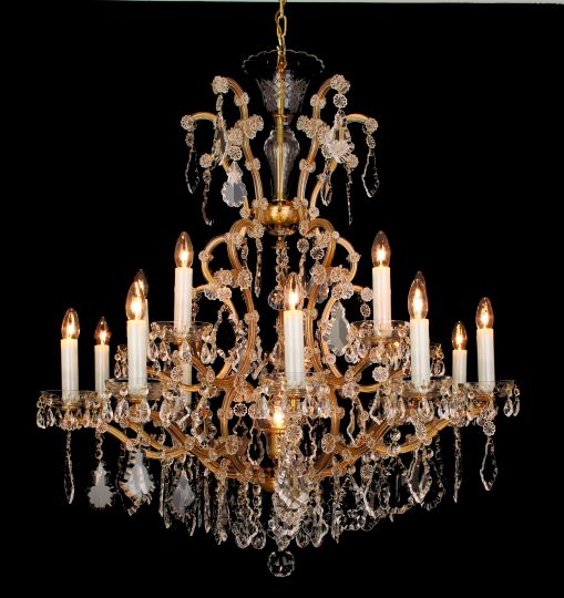 Impex Lighting - BOHEMN CRYSTAL 15+1 M.THERESA