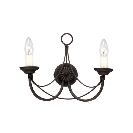Elstead Lighting Carisbrooke 2 Light Wall Light