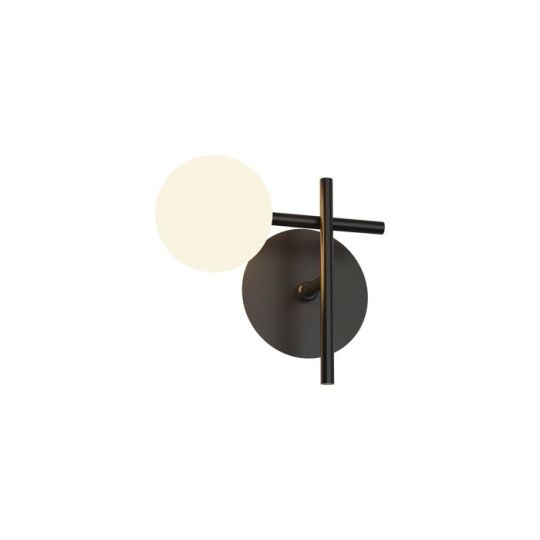 Mantra Cellar Left Wall Lamp 1 Light Replaceable 5W LEDs 4000K Black