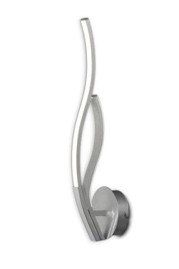 Mantra Corinto Wall Light 12W LED 3000K 960lm Silver Chrome 3yrs Warranty