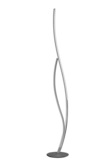 Mantra Corinto Floor Lamp 174cm 30W LED 3000K 2400lm Dimmable Silver Chrome 3yrs Warranty