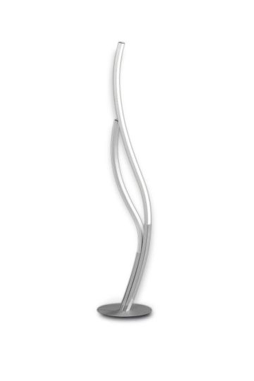 Mantra Corinto Table Lamp 84cm 12W LED 3000k 960lm Silver Chrome Touch Dimmer 3yrs Warranty