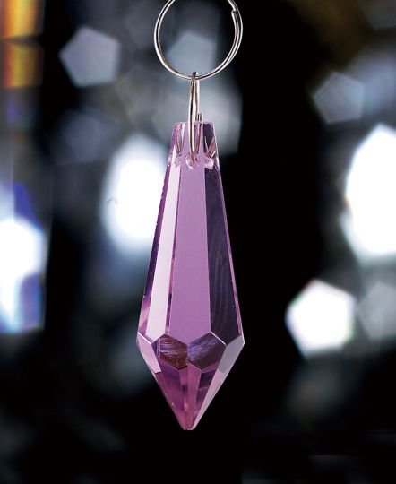 Diyas C70051 Crystal Drop Without Ring Lilac 36mm