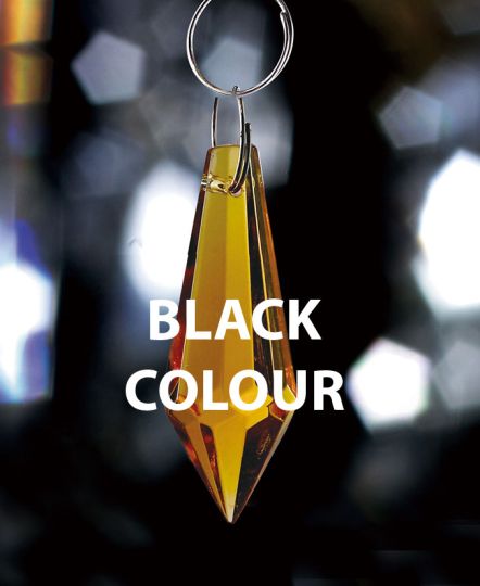 Diyas C70052 Crystal Drop Without Ring Black 36mm