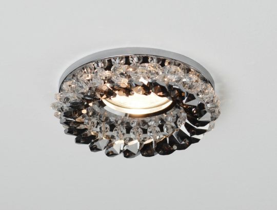Diyas IL30805SM Crystal Cluster Downlight Round Complete Clear/Smoked IL30800 Required To Complete The Item