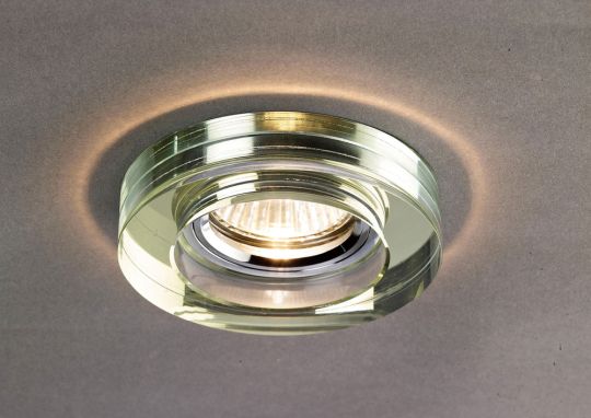 Diyas IL30821WI Crystal Downlight Deep Round Rim Only White Wine IL30800 Required To Complete The Item
