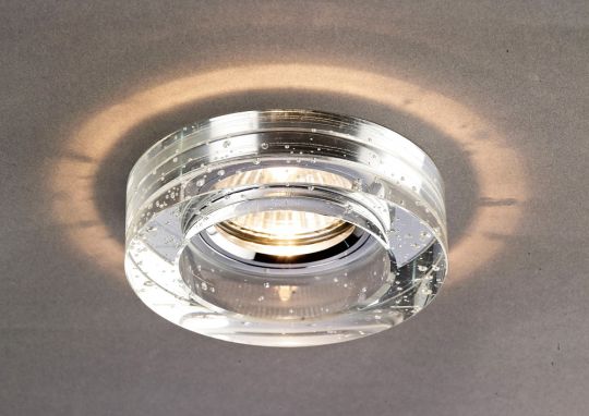 Diyas IL30831CH Crystal Bubble Downlight Round Rim Only Clear IL30800 Required To Complete The Item