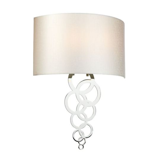 Elstead Lighting Curtis Large 2 Light Wall Light - Polished Chrome