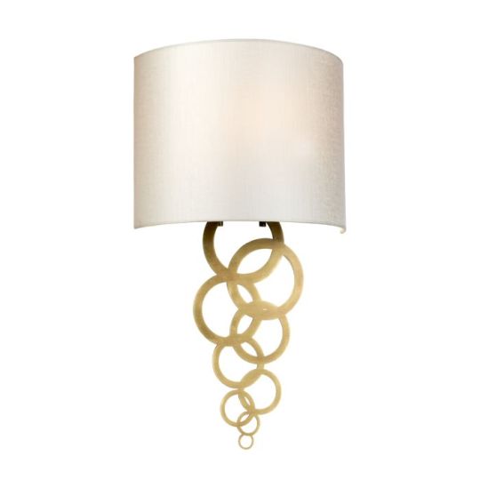 Elstead Lighting Curtis Medium 1 Light Wall Light - Aged Brass