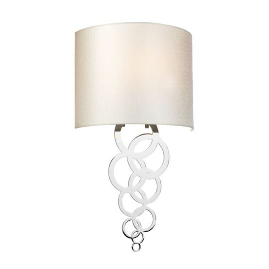Elstead Lighting Curtis Medium 1 Light Wall Light - Polished Chrome