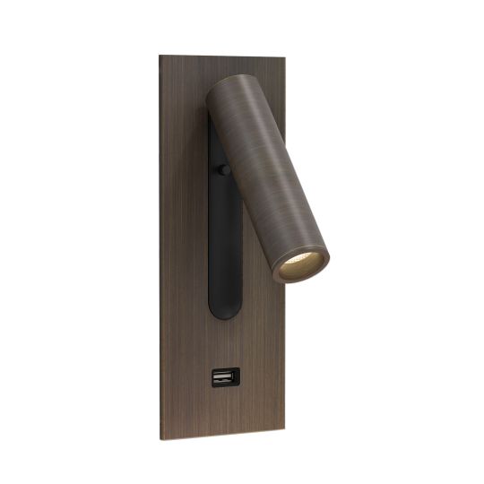 Astro Fuse 3 USB Indoor Reading Light in Bronze (1215085)